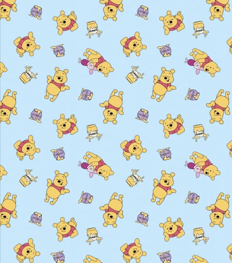 Disney® Pooh & Piglet Hunny Fleece Fabric